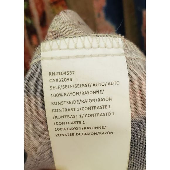 Anthropologie Women's Tiny Paquerette Boho Shirt Dress Size Medium - Picture 9 of 10